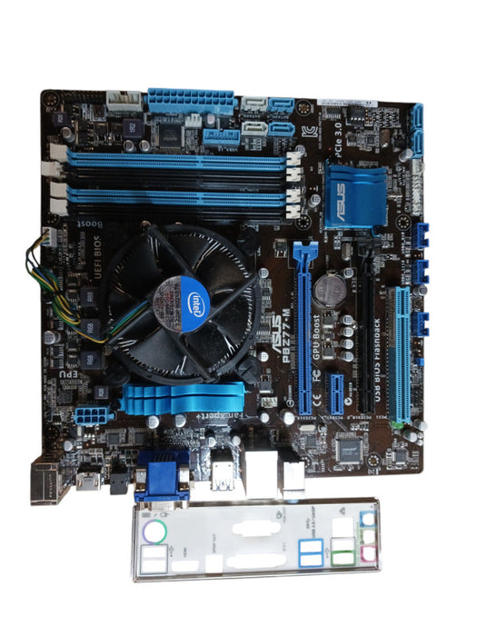 Asus P8Z77-M Motherboard with CPU Cooler