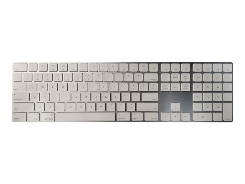 Apple Magic Keyboard with Numeric Keypad Silver Wireless, A1843, TESTED