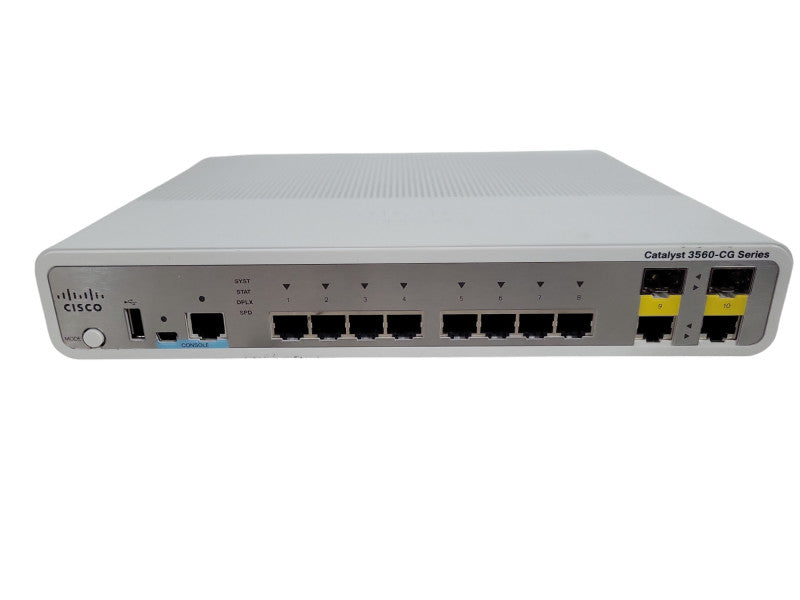 Cisco WS-C3560CG-8TC-S V02 | 8-Port Gigabit Managed Silent Switch | 2x SFP !