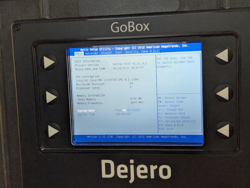 GOBOX DEJERO MOBILE TRANSMITTER w/ Core I7-4770S CPU, READ _