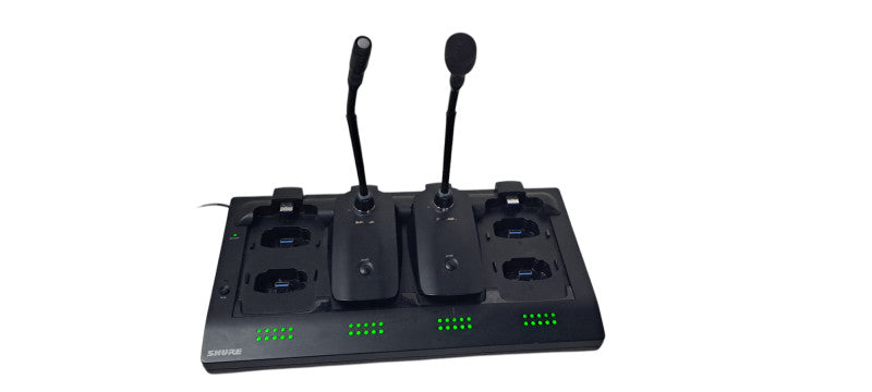 SHURE MXWNCS8 8-port Networked Charging Station W/2x MXW8 Z10