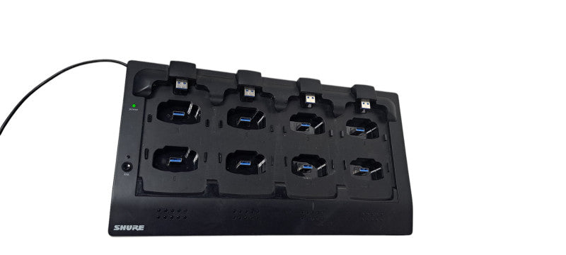 SHURE MXWNCS8 8-port Networked Charging Station W/2x MXW8 Z10