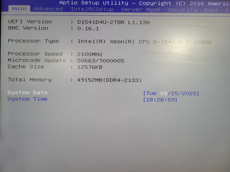 DATTO S3P4000 Server Xeon D-1541 2.1GHz 48GB RAM !