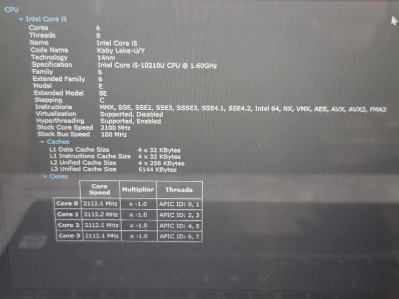 ASUS VivoBook Flip 14 i5-10201U 12GB RAM 256GB SSD NO ADAPTER READ Qβ Lap200