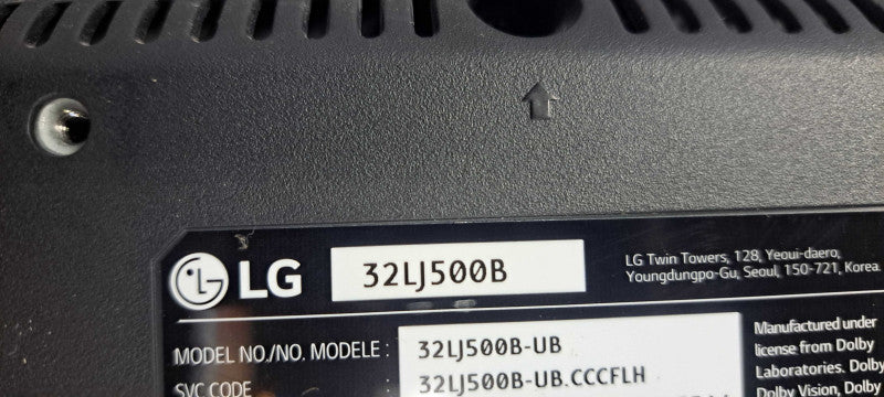 LG Electronics 32LJ500B 32-Inch HD LED TV