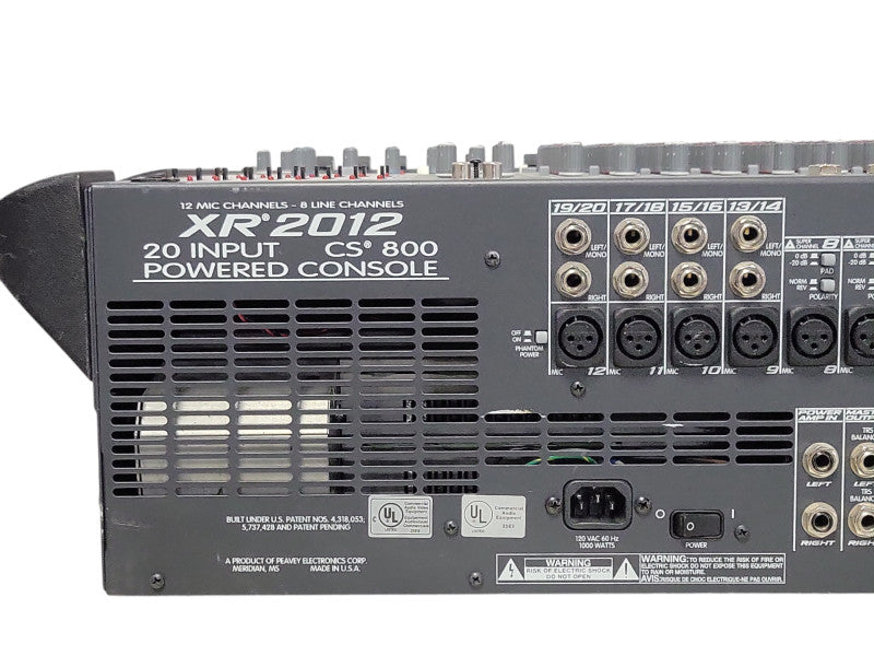 Peavy XR2012 20 Input CS 800 Powered console, READ _