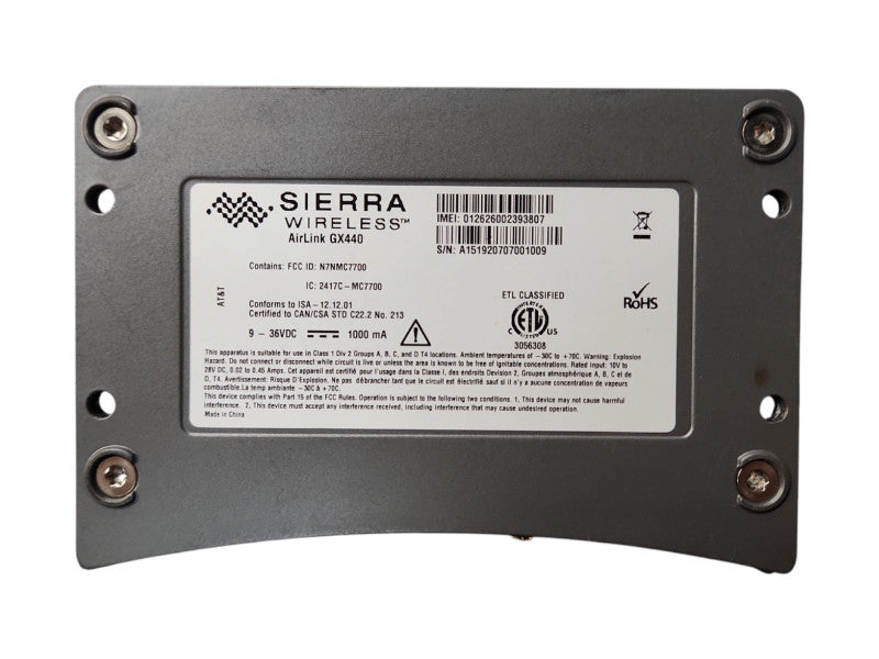 Sierra Wireless AirLink GX440, READ
