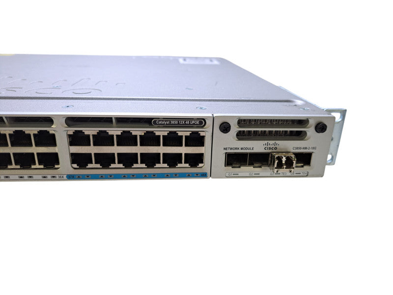 Cisco WS-C3850-12X48U-L | 48-Port UPoE (12x 1/10G) Switch w/ C3850-NM-2-10G