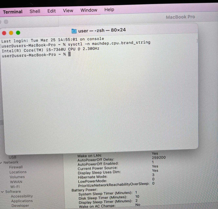 Apple MacBook Pro 13" 2017 i5-7360U 8GB 256SSD No Power Adapter  Lap200