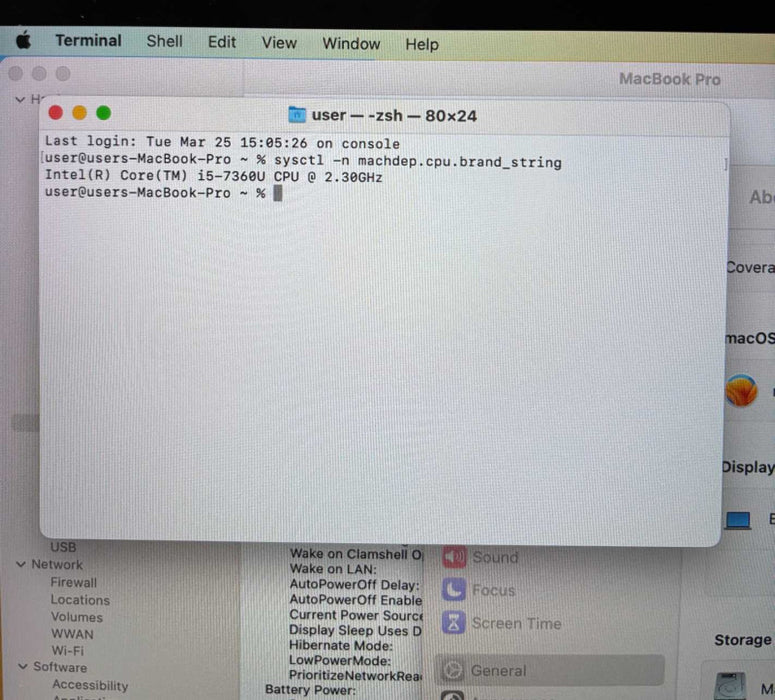 Apple MacBook Pro 13" 2017 i5-7360U 8GB 256SSD No Power Adapter READ!