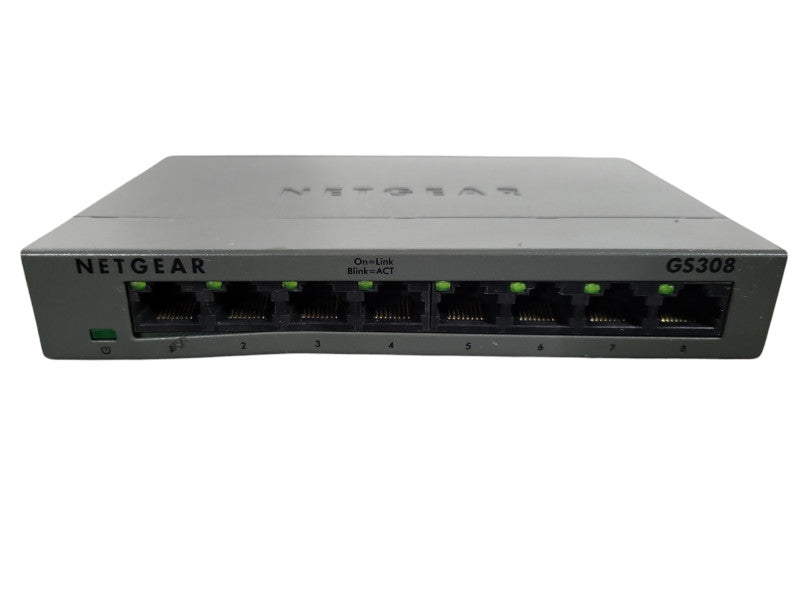 NETGEAR GS308 v2 8-Port Gigabit Ethernet Unmanaged Switch !