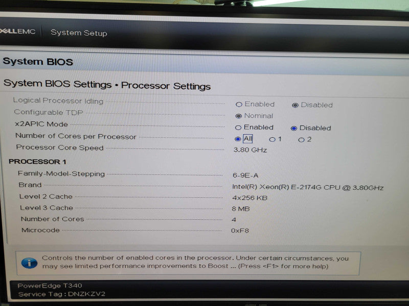 Dell PowerEdge T340 - Xeon E-2174G 48GB DDR4 PERC H330 2x495W PSU %