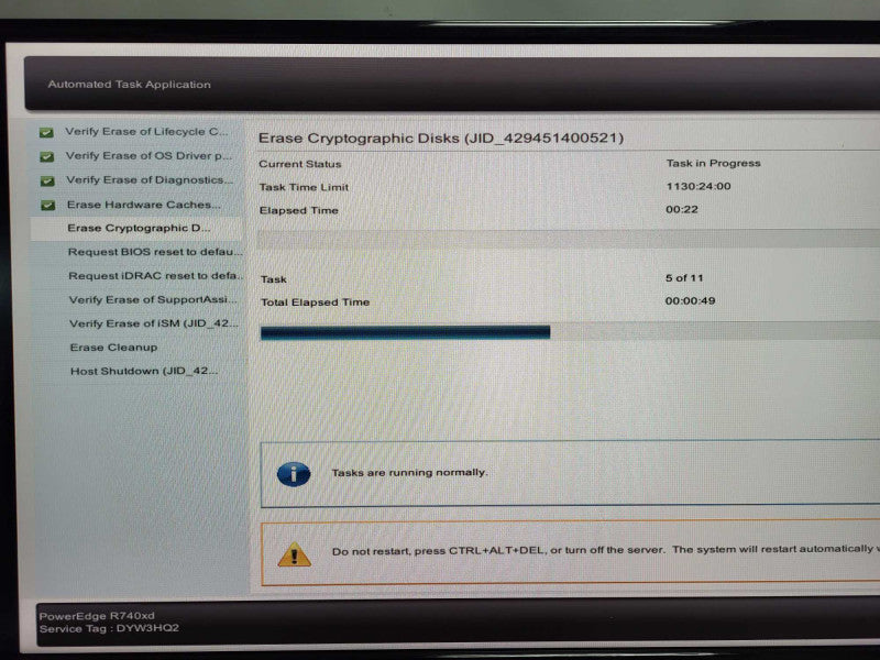 Dell PE R740xd Gold 6126 @ 2.6GHz 128GB DDR4 H740P Mini 2x 1100W PSU 12x 8TB HDD 2x 800GB SSD  $