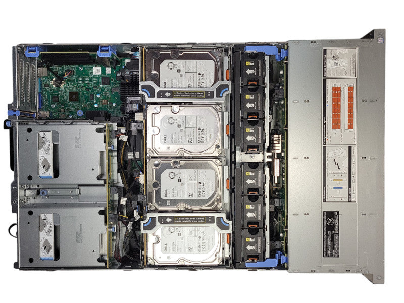 Dell PE R740xd Gold 6126 @ 2.6GHz 128GB DDR4 H740P Mini 2x 1100W PSU 12x 8TB HDD 2x 800GB SSD  $