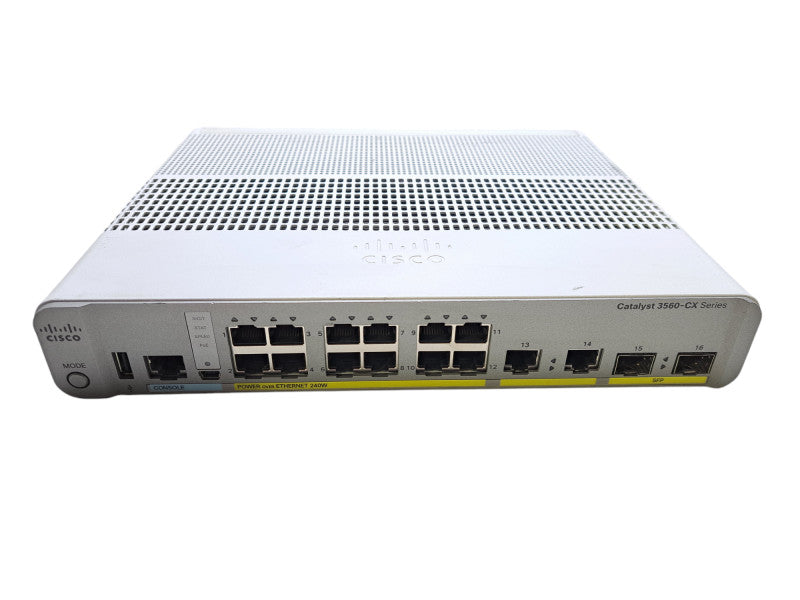Cisco WS-C3560CX-12PC-S V03 | 12-Port Gigabit PoE+ 240W Silent Switch