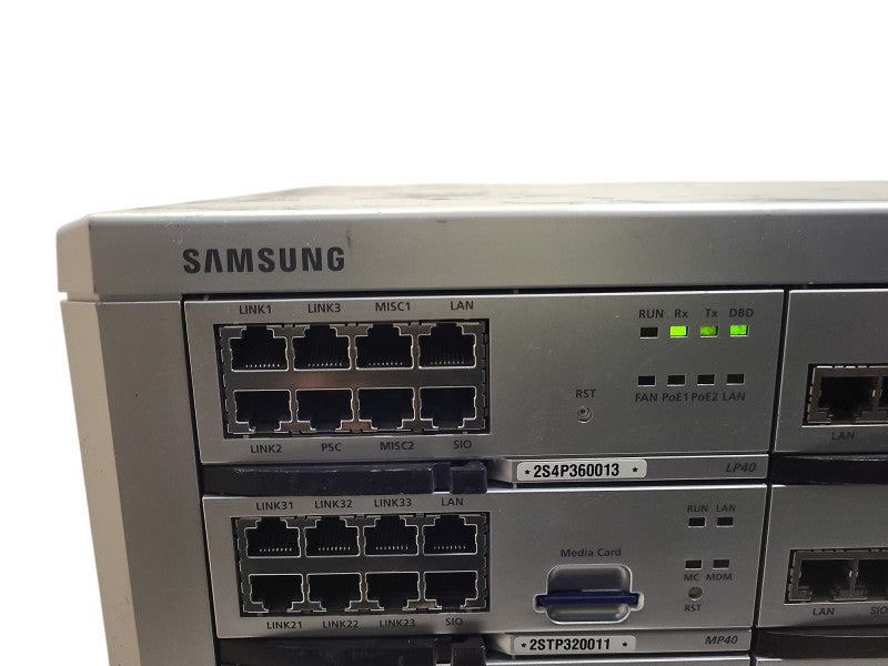 Samsung OfficeServ 7400 w/ LP40, MP40, 2x TERPIa, 2x OAS, 8COMBO3, MGI64 $