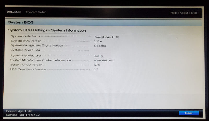 Dell PowerEdge T340 1x Xeon E-2174G 48GB RAM PERC H330 - No HDD