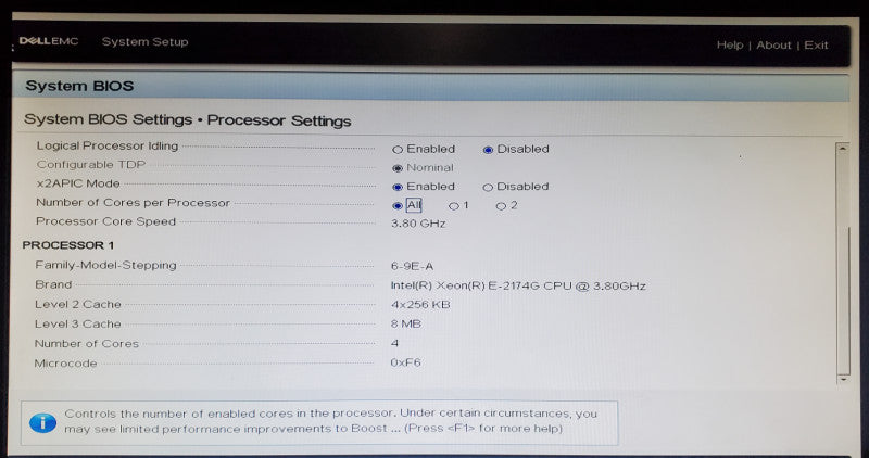Dell PowerEdge T340 1x Xeon E-2174G 48GB RAM PERC H330 - No HDD