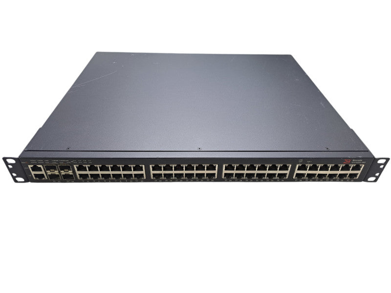 Brocade ICX 6450-48P | 48-Port Gigabit PoE+ Switch w/ 4x 1/10G SFP+ w/ Ears