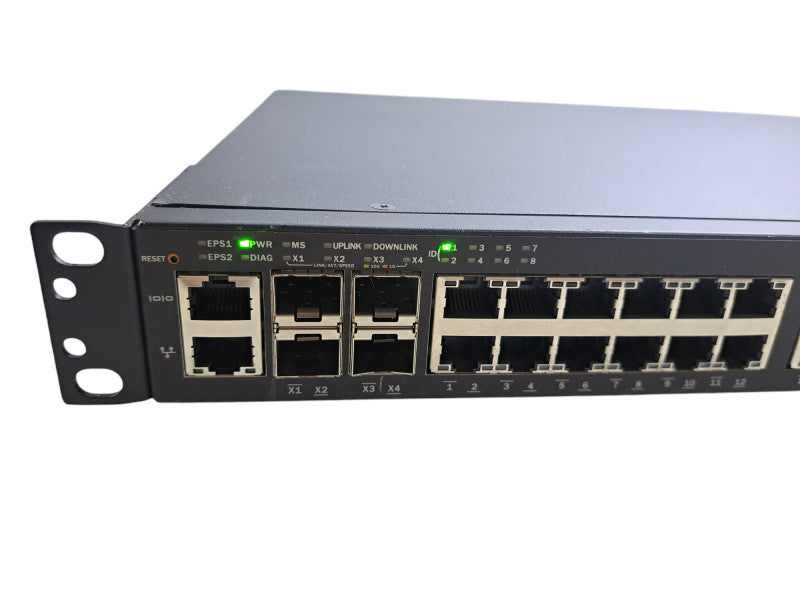 Brocade ICX 6450-48P | 48-Port Gigabit PoE+ Switch w/ 4x 1/10G SFP+ w/ Ears