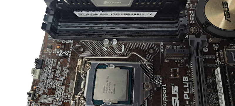 ASUS H97M-Plus Motherboard |8GB RAM| i5-4690 CPU