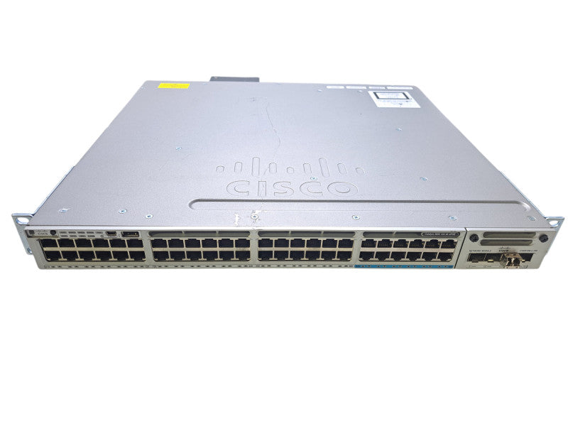 Cisco WS-C3850-12X48U-L | 48-Port UPoE (12x 1/10G) Switch w/ C3850-NM-2-10G