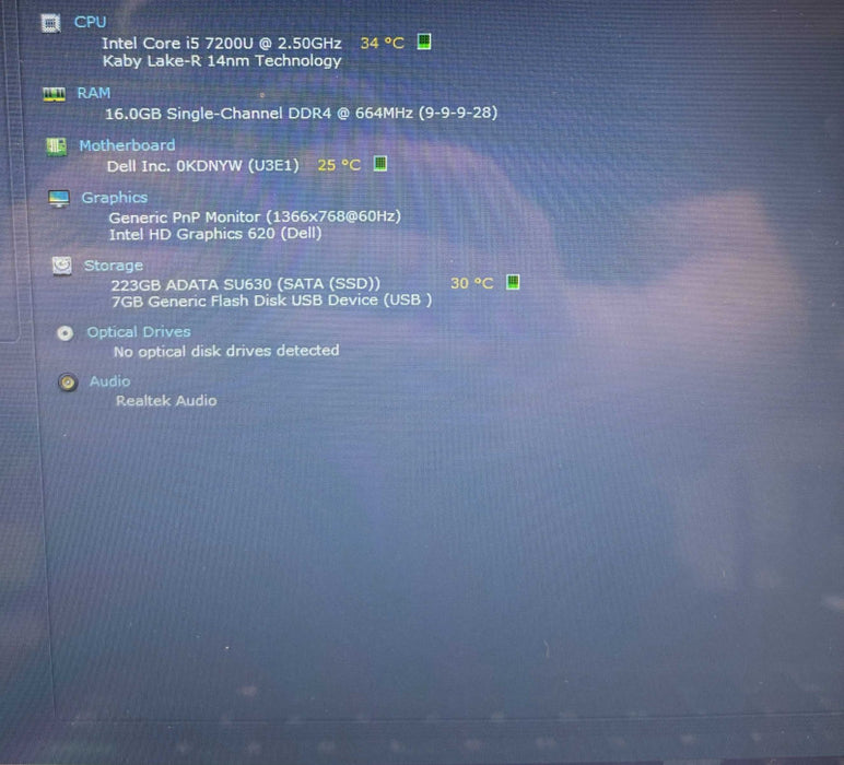 Dell Latitude 3380 TOUCH Core i5-7200U@2.5GHz 16GB RAM 240GB SSD  Lap200