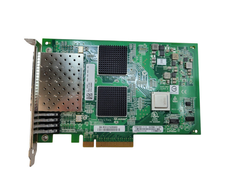 QLogic QLE2564 PX4810402 v8GB Four Port Fibre Channel HBA SFP+ %