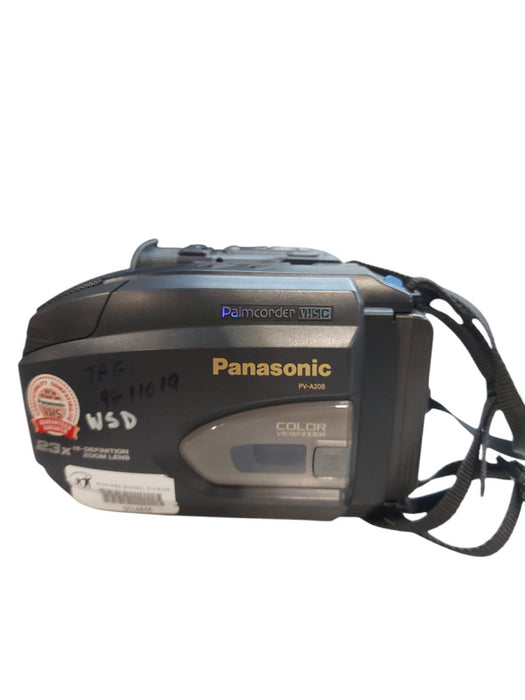 Panasonic PV-A208D-K Black VHS-C 23X Hi-Definition Zoom Lens Camcorder&bag