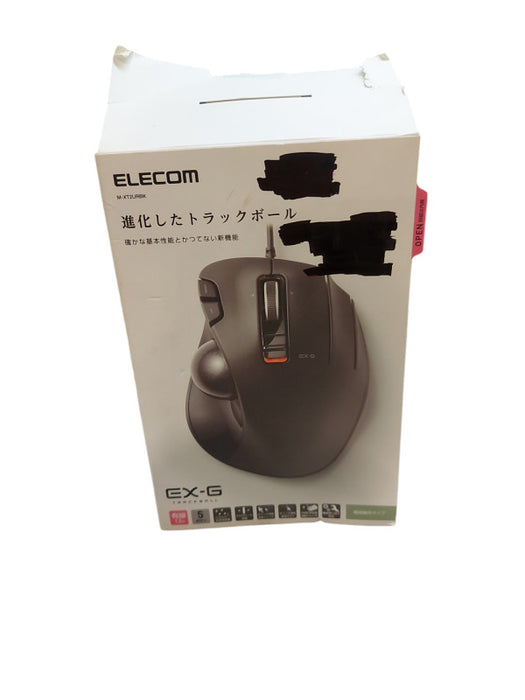 ELECOM EX-G Wired Trackball Mouse - Black Ball