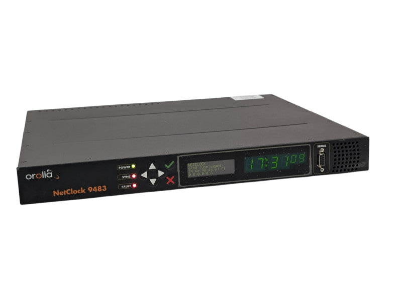 Spectracom Netclock 9483 GPS NTP Network Time Server READ  -