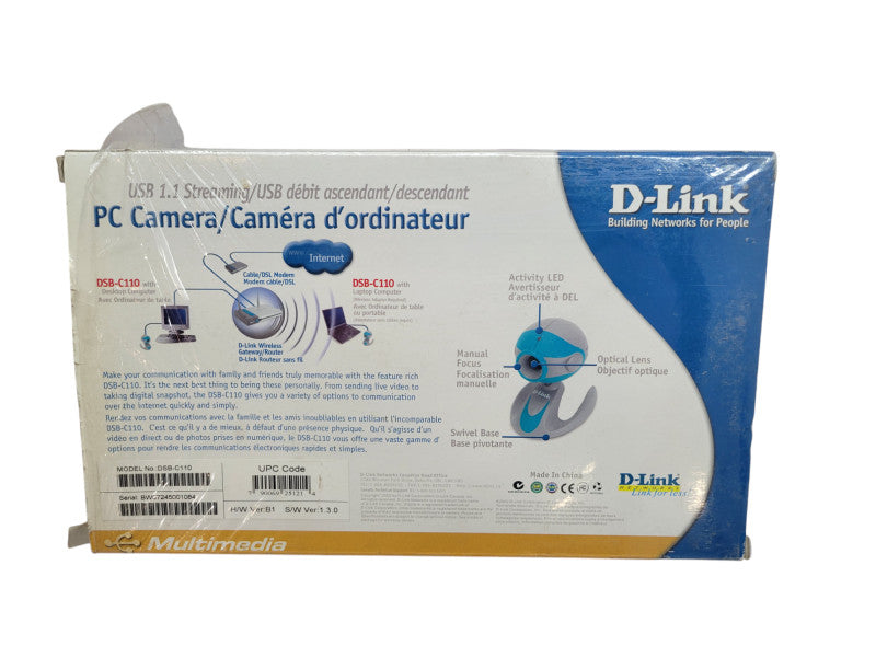 D-Link DSB-C110 StreamingPC Web Cam/Camera %