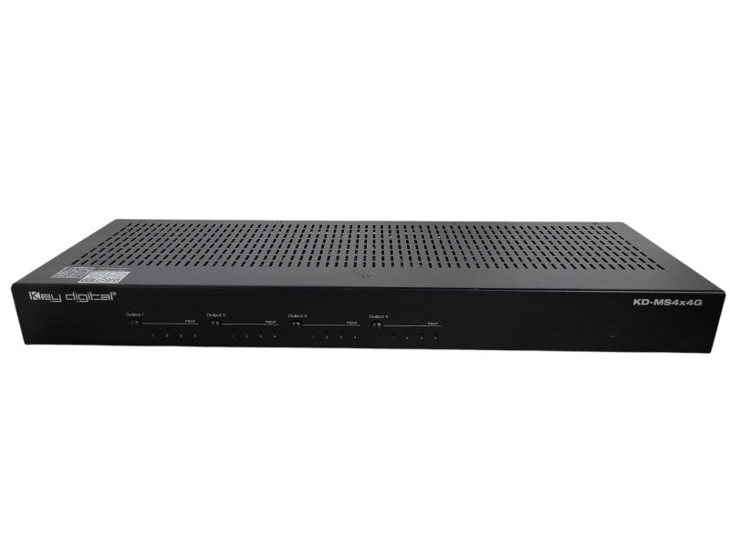 KD-MS4x4G-2 4x4 4K 18G HDMI Matrix Switch with Independent Audio Routing !
