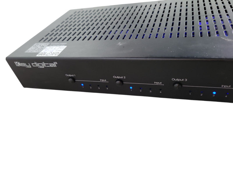 KD-MS4x4G-2 4x4 4K 18G HDMI Matrix Switch with Independent Audio Routing !