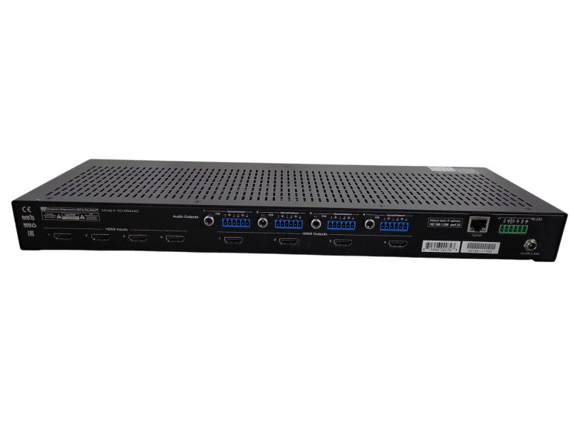 KD-MS4x4G-2 4x4 4K 18G HDMI Matrix Switch with Independent Audio Routing !