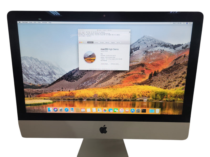 Apple iMac 21.5" (Mid-2017) A1418 | i5-7360U @2.30GHz, 8GB DDR4, 1TB HDD !