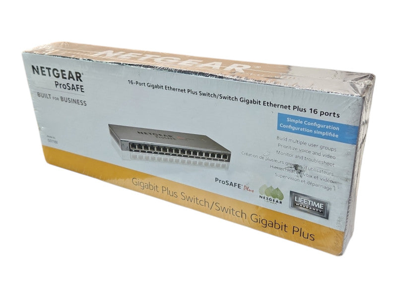 *NEW SEALED* NETGEAR ProSAFE GS116E 16 Port Gigabit Ethernet Plus Switch