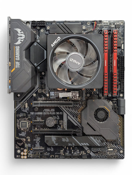 ASUS TUF X570-PLUS Wi-Fi AMD Ryzen 5 PRO 2400G 32GB RAM 256GB NVMe Combo  -