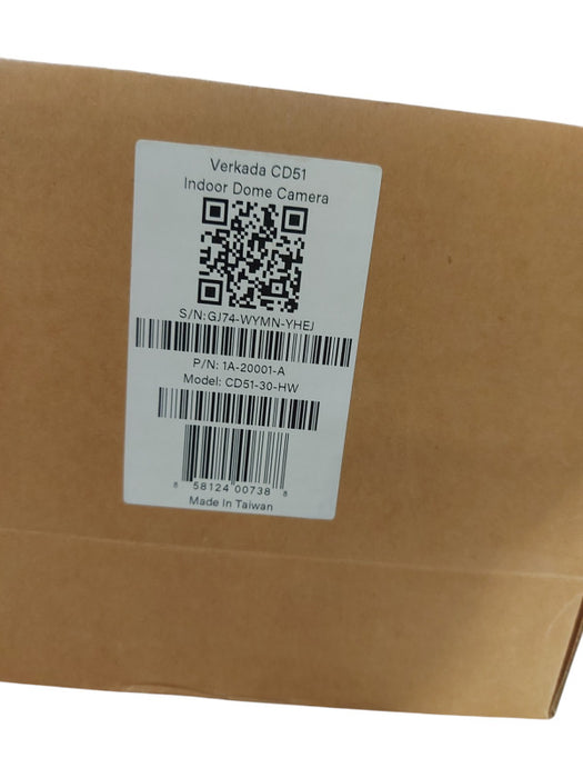 Verkada CD51-30E-HW 5MP Outdoor Dome Security Camera Q