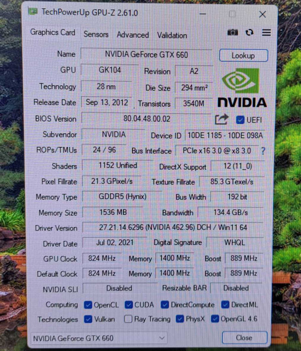 Dell NVIDIA GTX 660 1.5GB GDDR5 PCIe Graphics Card | DP, HDMI, DVI