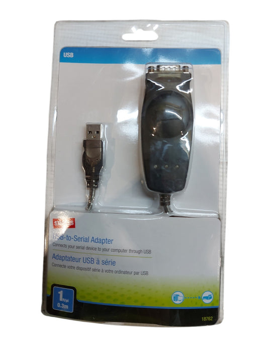 Staples USB-A to -Serial Adapter 0.3m