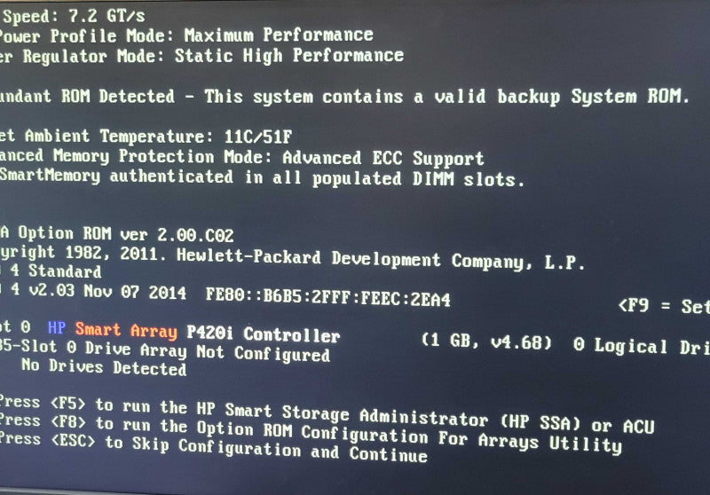 HP ProLiant DL380p Gen8 2x Xeon E5-2640 64GB DDR3 P420i 2x 750W PSU _