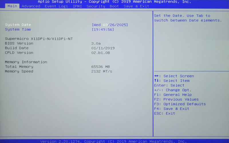Supermicro X11DPi-NT 2x Xeon Gold 6126 2.60GHz 64GB DDR4 x2 920W PSU _