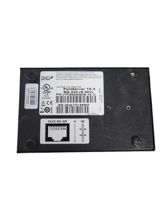 Digi PortServer TS 4 RS-232 9-30V 50000836-15 !