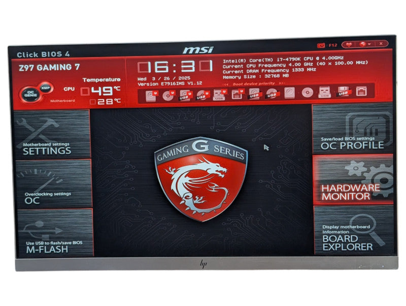 MSI Z97 Gaming 7 Intel Core i7-4790K 32GB RAM  -