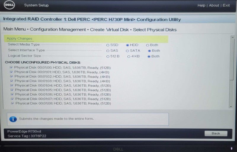 Dell PE R730xd, 2x Xeon E5-2690v3 2.6GHz 56GB, H730P Mini, 16x 1.8TB 2x PSU _