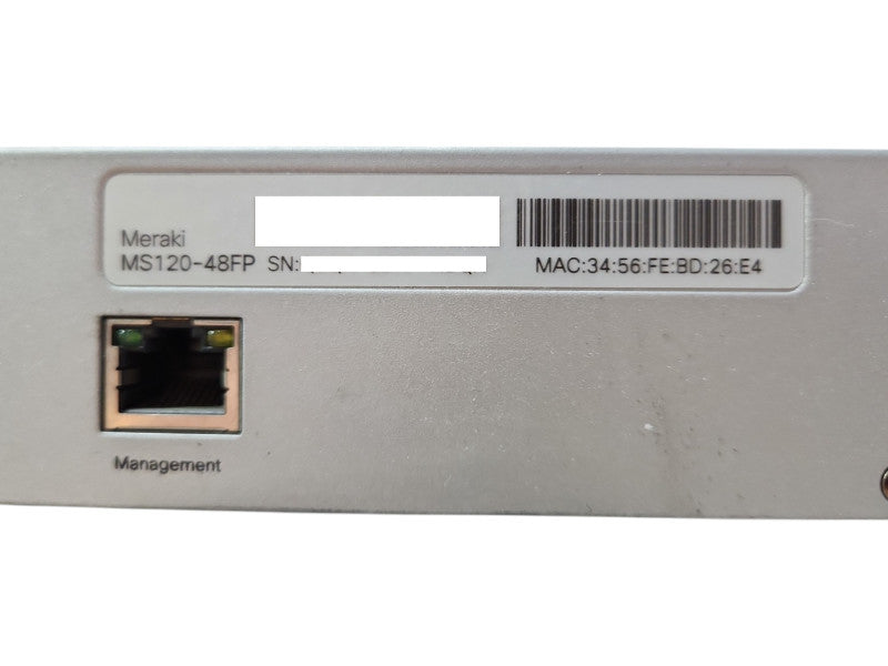 Cisco MS120-48FP, 52 Ports Fully Managed Gigabit Ethernet Switch, Unclaimed