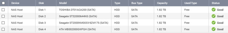 QNAP TS-469U-RP 1U 4 Bay NAS, 4x 2TB HDDs !