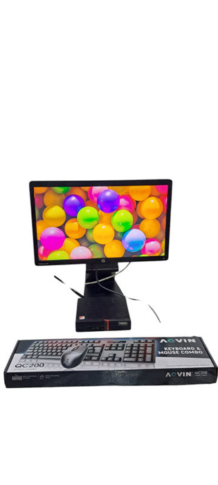 Plug & Play  PC Setup AMD Pro A12-9800E|16GB |650GB|Monitor|Mouse|Keyboard