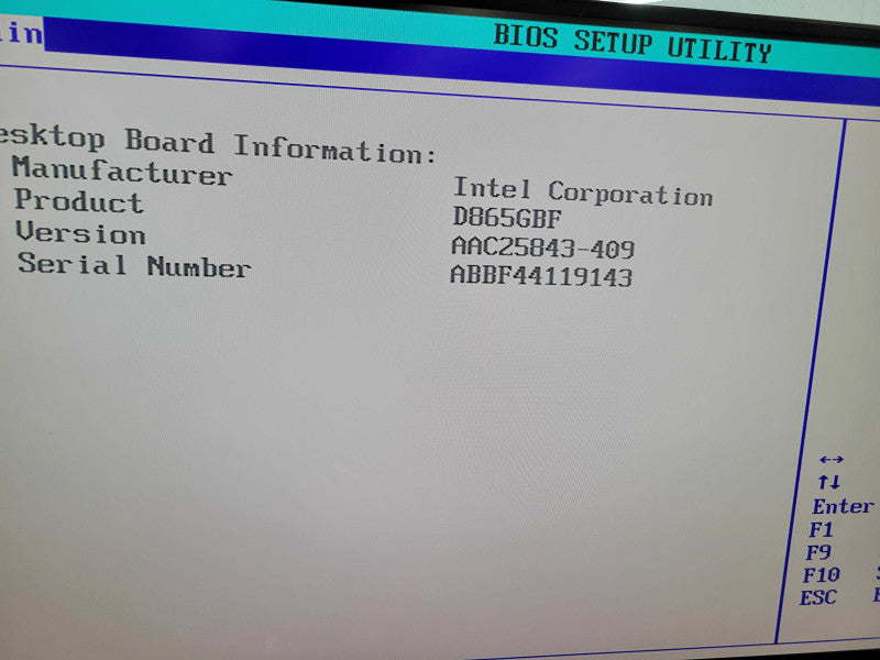Intel Pentium 4 3.20E w/ HT 1536MB DDR400 Intel D865GBF ATX Motherboard %